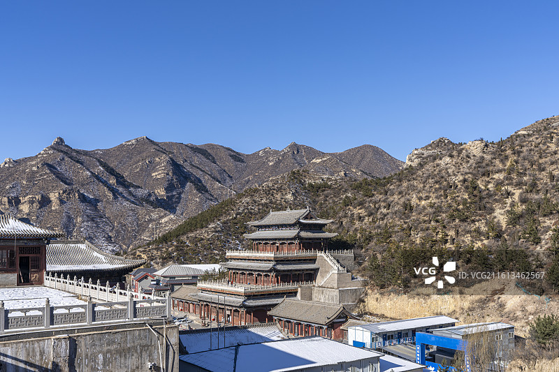 北岳恒山-三元宫图片素材