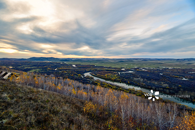 额尔古纳湿地图片素材
