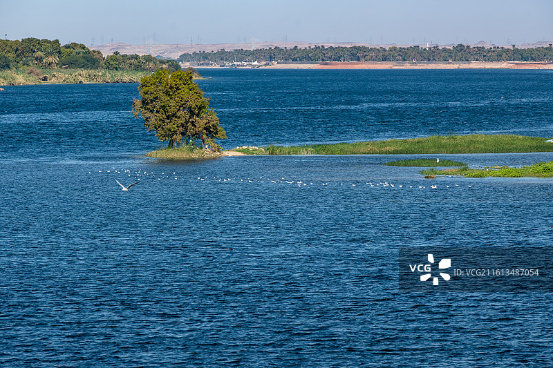 阿斯旺-尼罗河沿岸风光图片素材