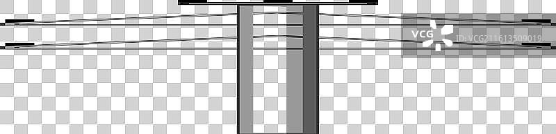 工业电线杆卡通图片素材