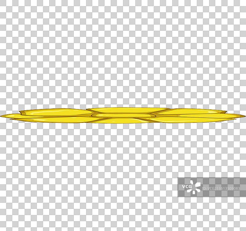 节日金色蝴蝶结卡通图片素材