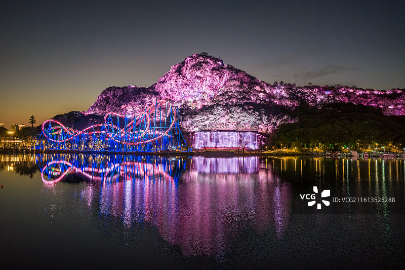 苏州狮山文化广场城市建筑航拍图片素材