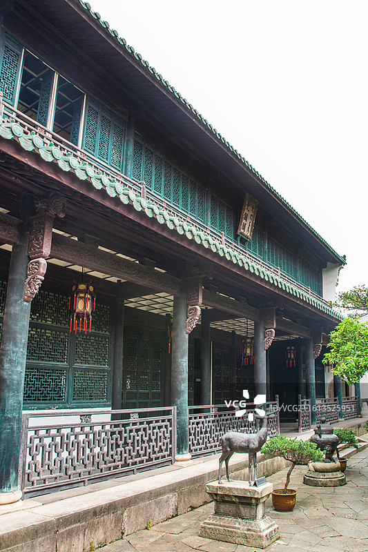 浙江省博物馆 文澜阁 文物古迹 历史遗迹 清代 杭州 古代 古建筑 孤山 木结构 屋檐 历史文化景点图片素材