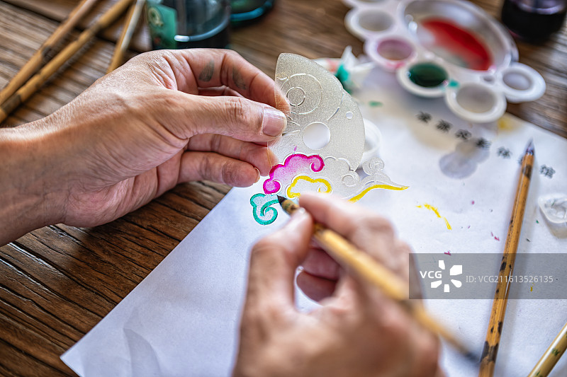 辽宁凌源皮影图片素材