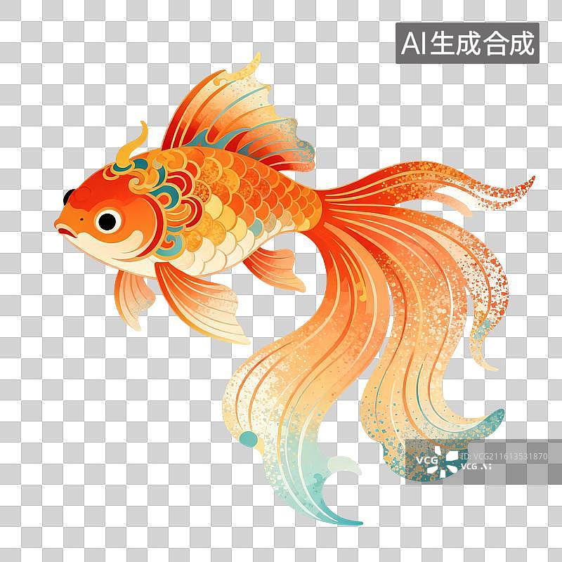 【AI数字艺术】螭吻神兽节日插画图片素材