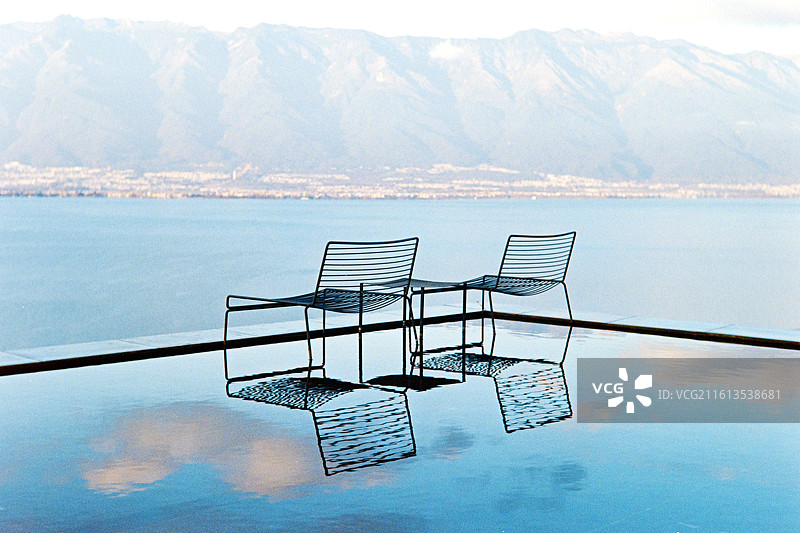 大理洱海胶片拍摄特写图片素材