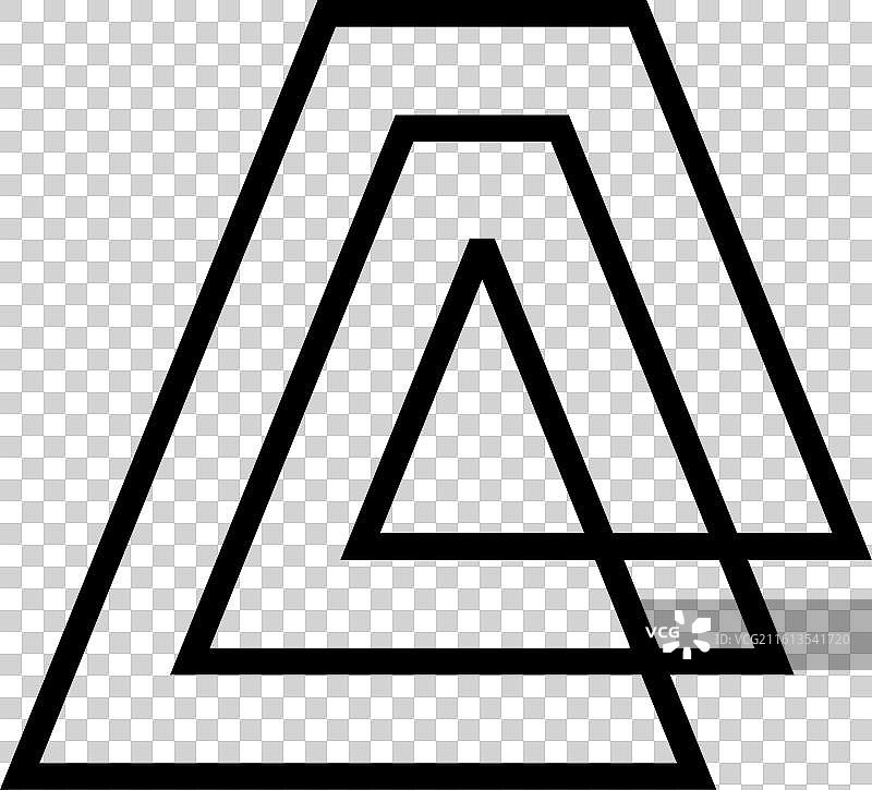 AAA字母标志三A字母组合图标图片素材