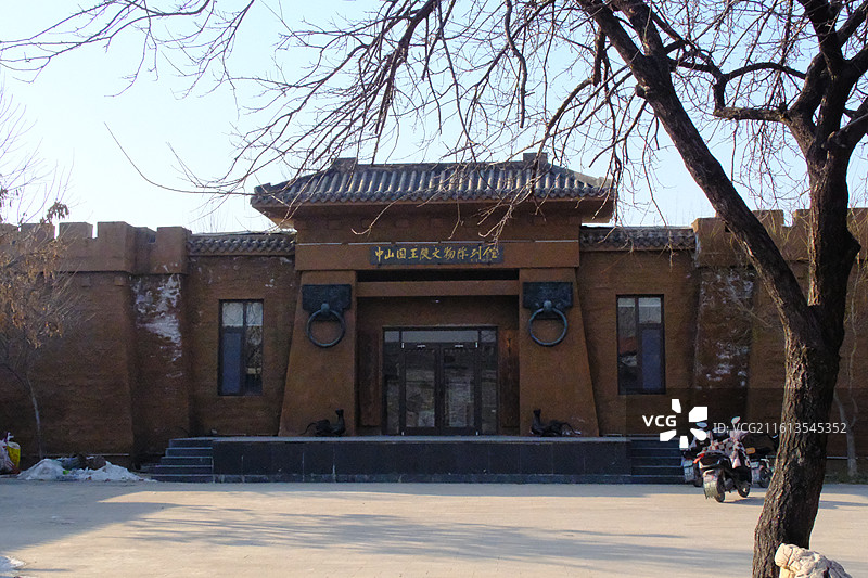 河北石家庄平山县灵寿战国古中山国考古遗址公园图片素材