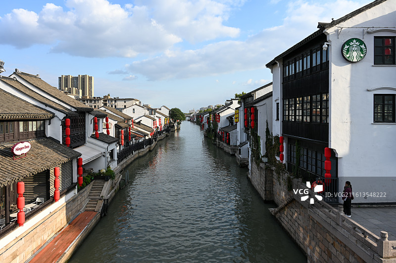无锡南长街：古运河畔的江南水弄堂图片素材