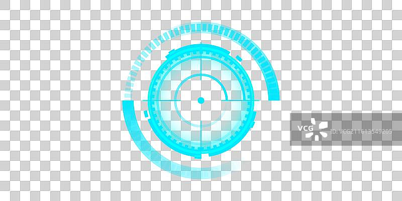 科技圆形边框图片素材