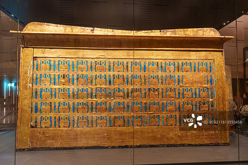 开罗大埃及博物馆里的文物图片素材