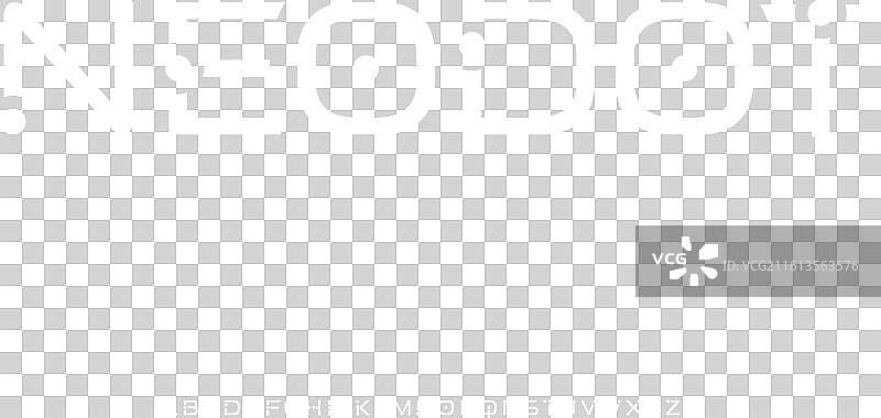 现代装饰数字圆点风格字母图片素材