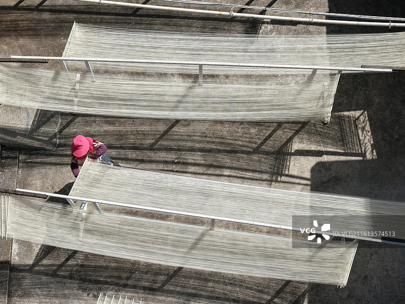 福建闽侯：丝丝线面“拉”响乡村振兴曲图片素材