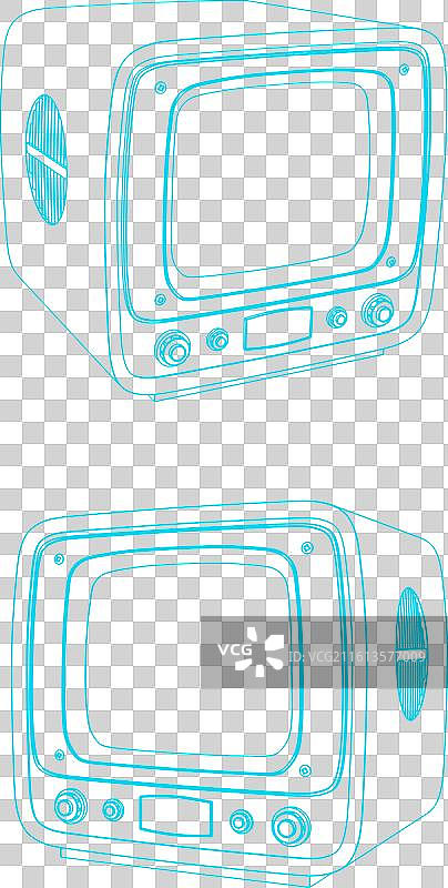 复古电视图片素材