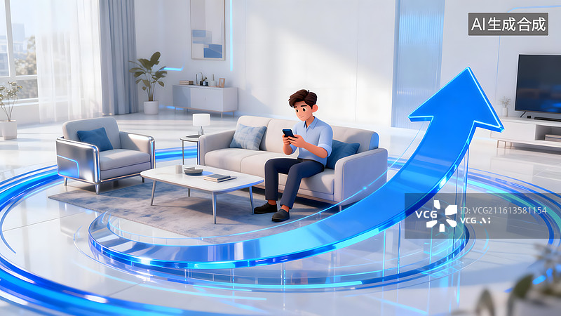 【AI数字艺术】智能家居图片素材