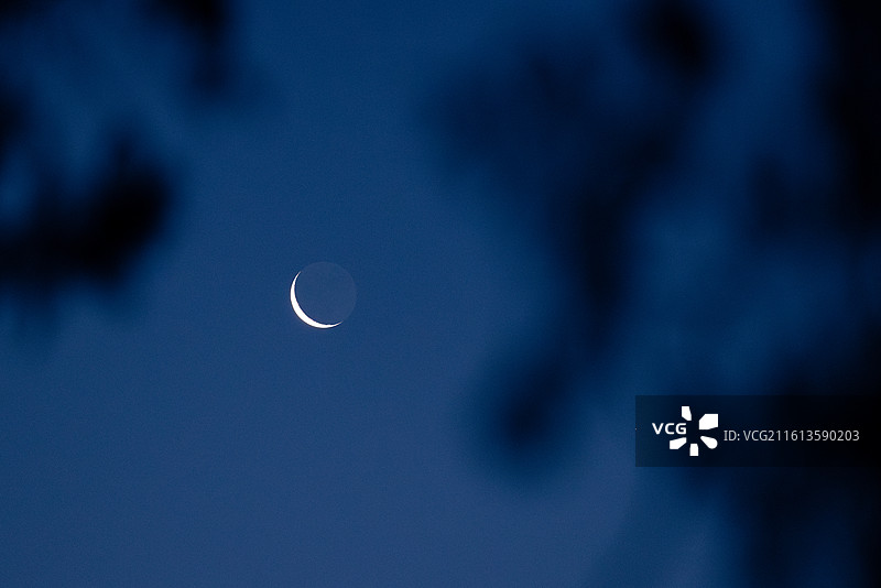 冬日里清晨的颐和园朝霞风光图片素材