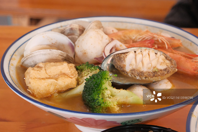 汕头南澳岛 海鲜面图片素材