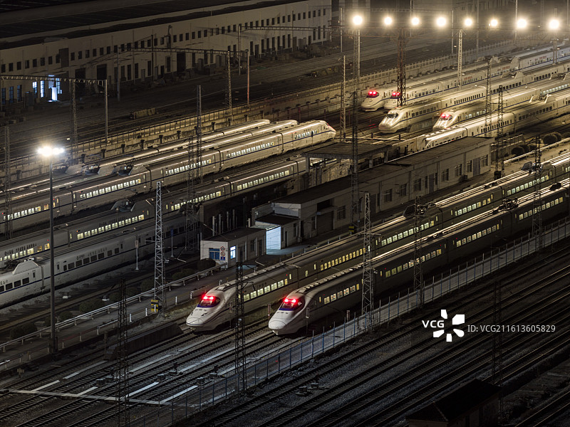 南京动车段南京动车运用所图片素材