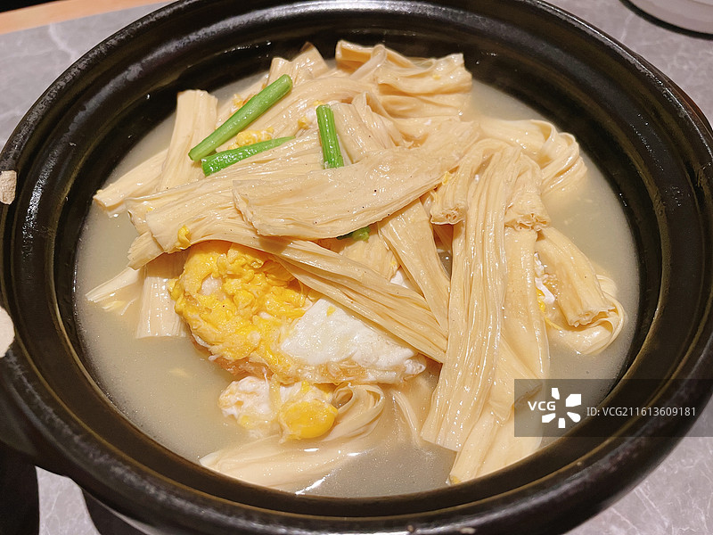 腐竹烧蛋图片素材