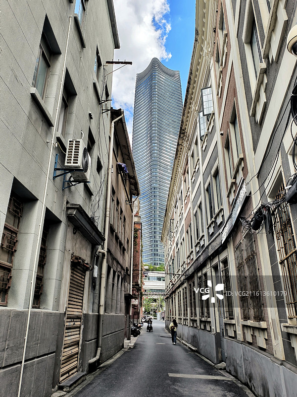 上海城市建筑风光-时代变迁图片素材