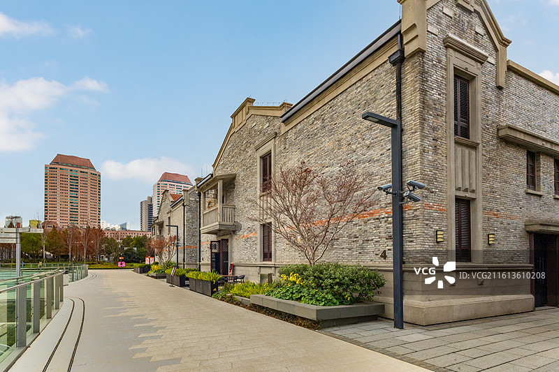 上海石库门建筑慎余里图片素材