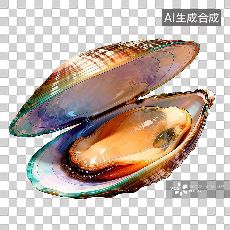 【AI数字艺术】生蚝扇贝图片素材