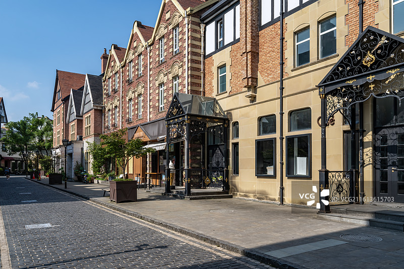 上海泰晤士小镇特写图片素材