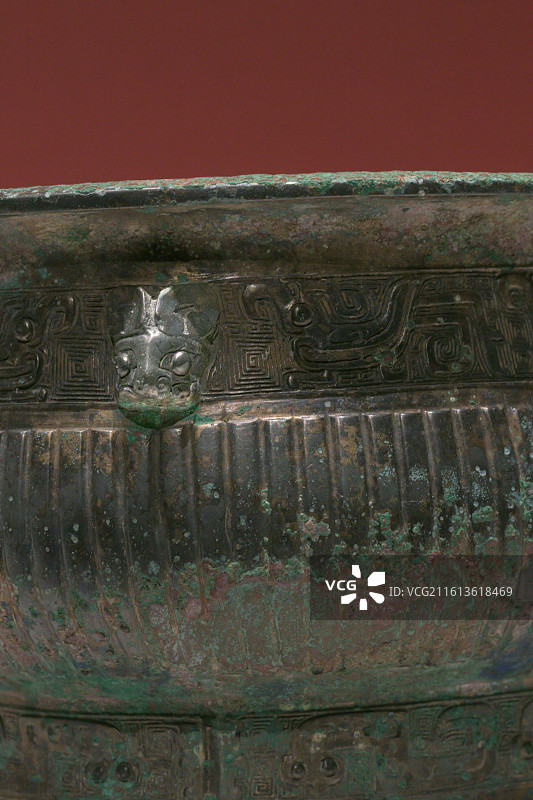 帝大伯簋_西周_宝鸡市考古研究所_苏州博物馆_铸河山_中国青铜时代的兵器展图片素材