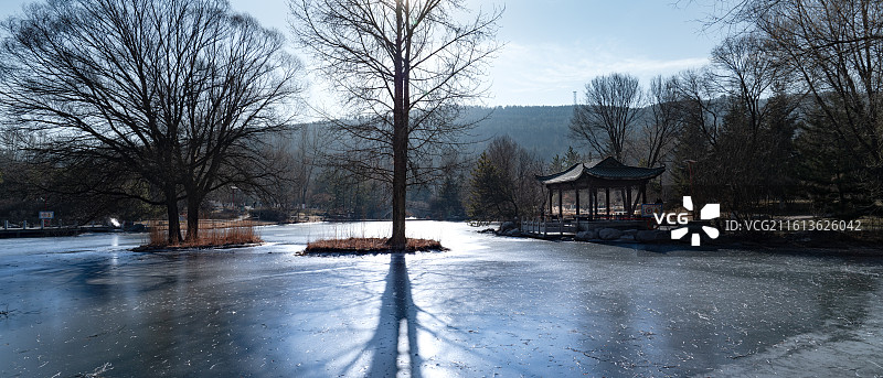 西宁湟水河森林公园图片素材