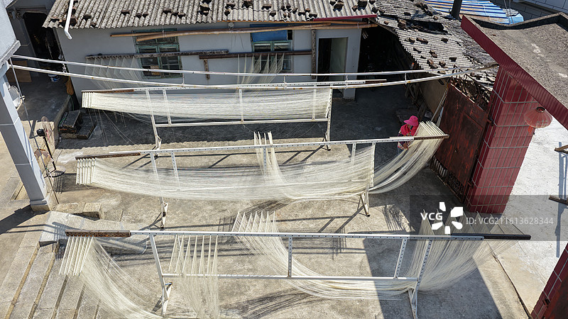 福建闽侯：丝丝线面“拉”响乡村振兴曲图片素材