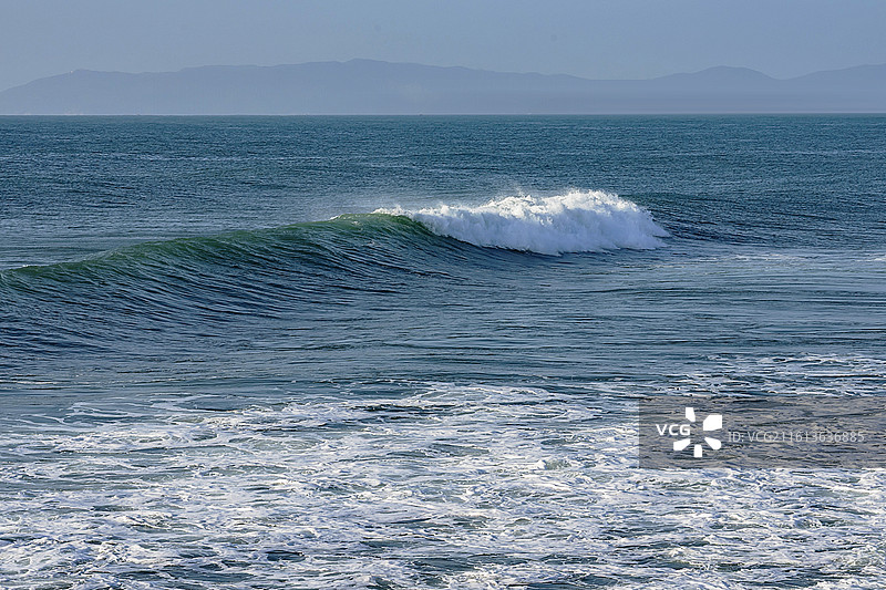 海南省清水湾海浪图片素材