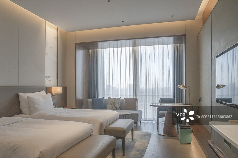 豪华标准间图片素材