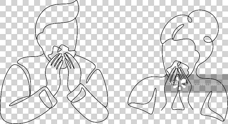 流鼻涕图片素材