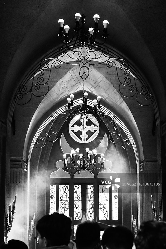 教堂光影图片素材