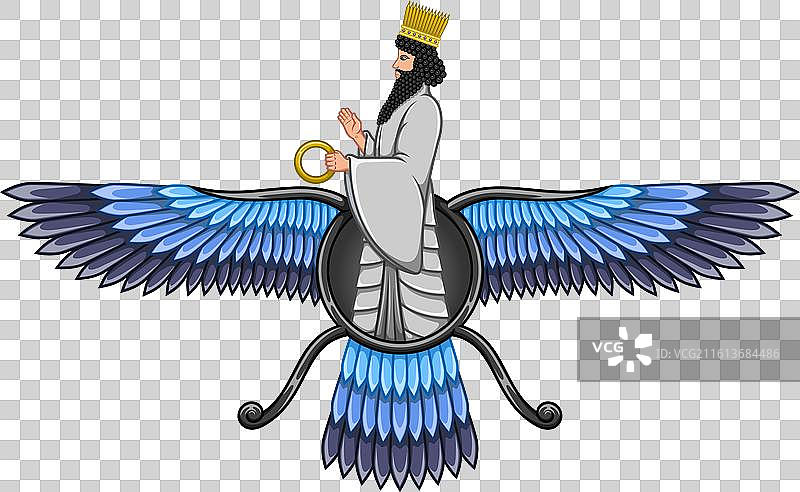 琐罗亚斯德教的飞盘图片素材