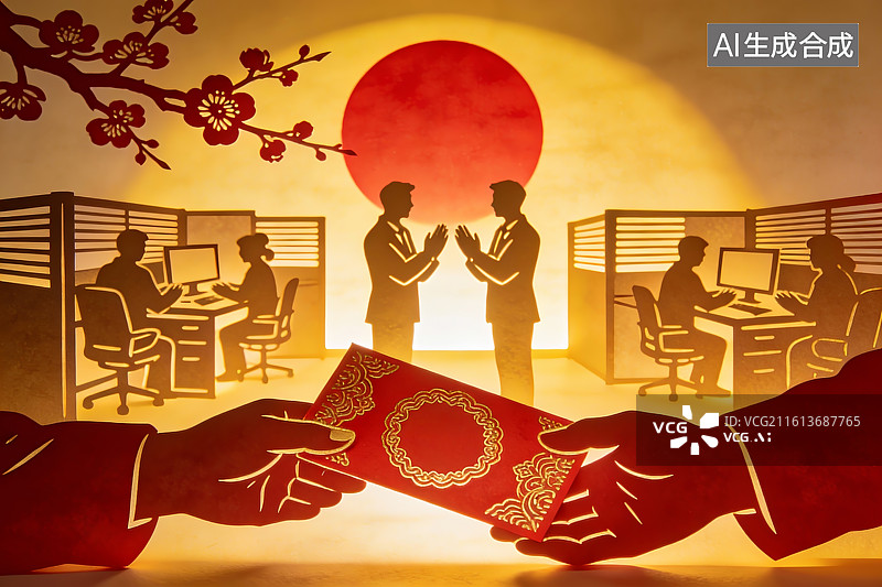 【AI数字艺术】好运，开工大吉，新年上班，开工图片素材