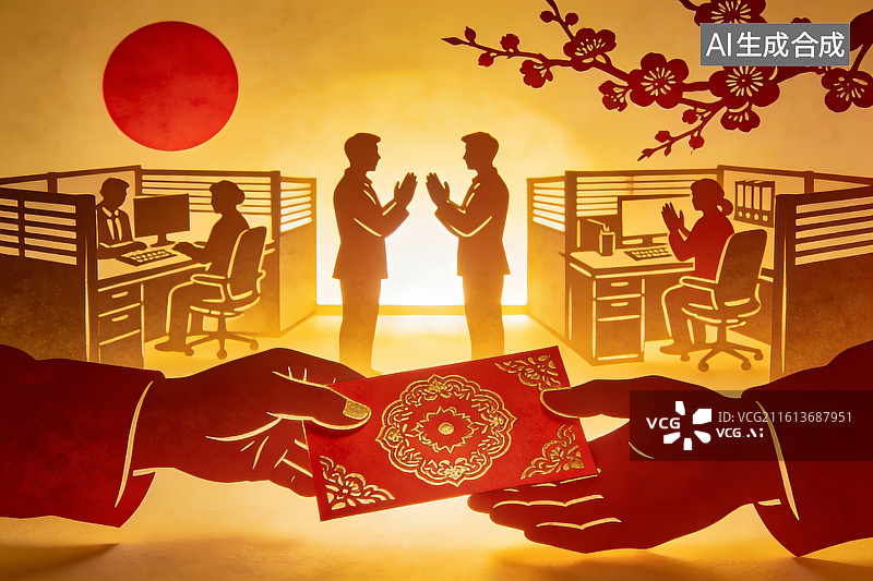 【AI数字艺术】好运，开工大吉，新年上班，开工图片素材