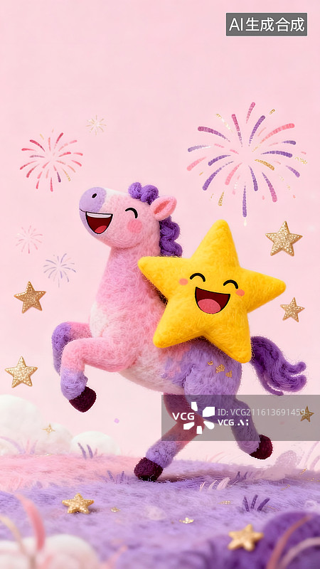 【AI数字艺术】马年春节系列海报图片素材