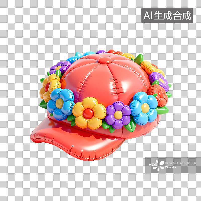 【AI数字艺术】鸭舌帽插画图片素材