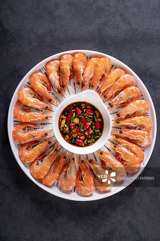 白灼虾图片素材