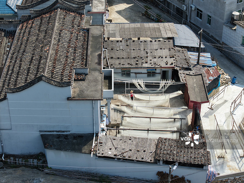 福建闽侯：丝丝线面“拉”响乡村振兴曲图片素材