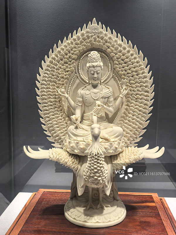 中国白~德化瓷艺术大展~广东美术馆图片素材