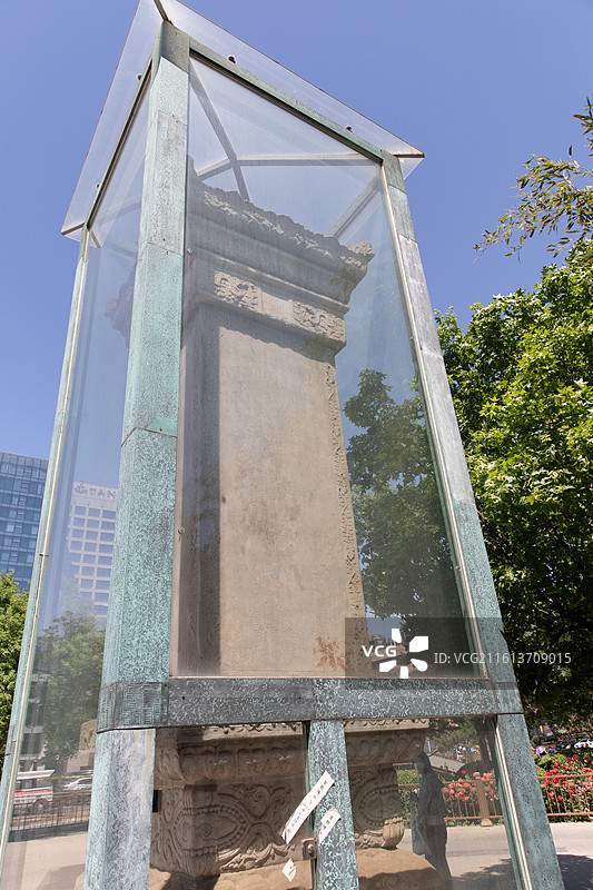 首都博物馆乾隆御制碑图片素材
