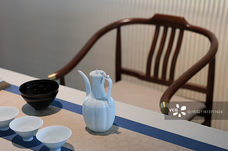 中国传统茶具茶道特写图片素材