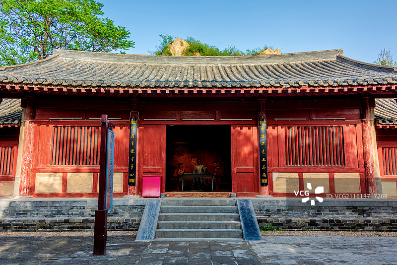 中国河南郑州巩义杜甫故里文化园杜甫诞生窑图片素材