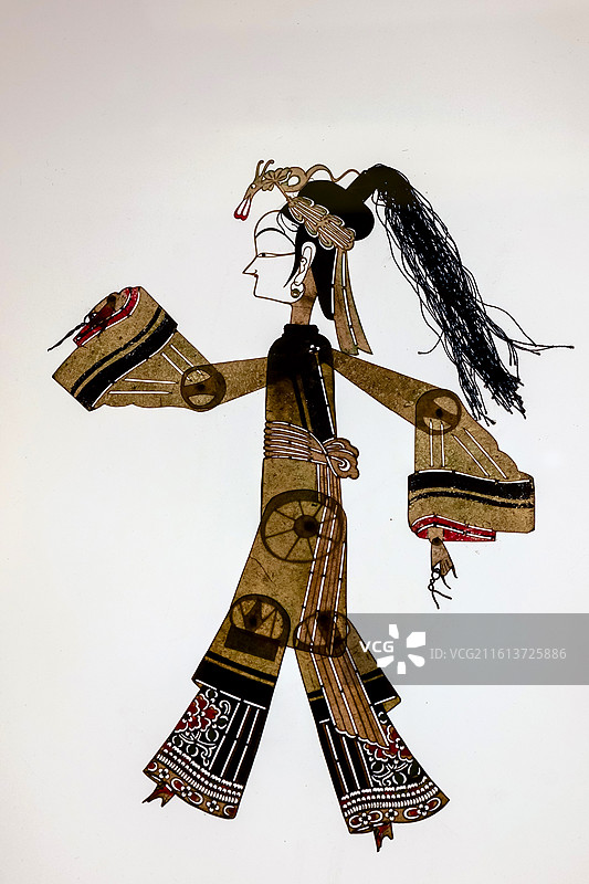 皮影《白蛇》 中国美术馆“灵瑞迎新·中国美术馆蛇年题材美术作品展”图片素材