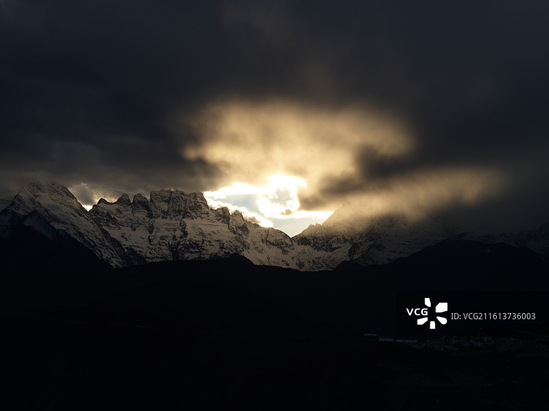 梅里雪山 十三峰图片素材