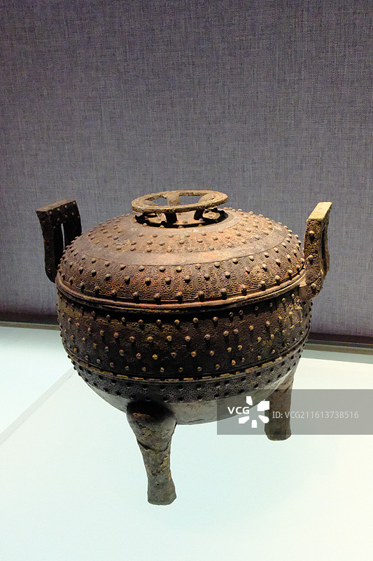 河北博物院 古代青铜器文物纹饰纹样图案。石家庄博物馆图片素材