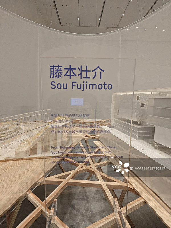 日本建筑展建筑师模型展览图片素材
