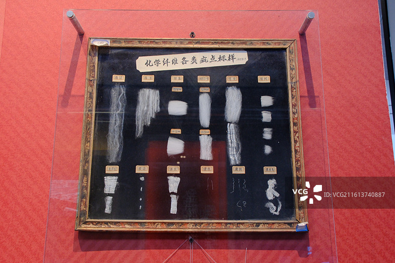 石家庄老棉纺厂棉花样本标本特写。棉籽棉花壳。织音1953展览图片素材